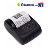 Mini Impressora Térmica Via Bluetooth Portátil