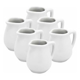 Mini Jarra 60ml Jarrinhas Louças 6cm Kit 6 Unidades