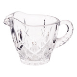 Mini Jarra Leiteira De Vidro Transparente Luxus 175ml