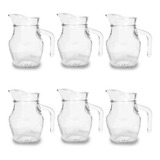 Mini Jarra Para Restaurante Buffet Vidro Resistente 500ml 6u