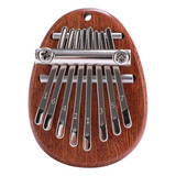 Mini Kalimba, 8 Tons, Dedo De Madeira, Polegar, Piano, Instr