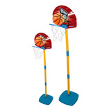 Mini Kit Cesta De Basquete Infantil Brinquedo Tabela Bola