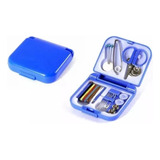Mini Kit De Costura P/ Viagem Agulha Linha Tesoura Botão 15p