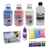 Mini Kit De Slime Rosa Azul