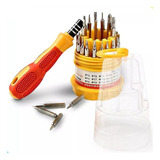 Mini Kit Ferramentas Chaves Precisão Fenda Philips 30 Pontas