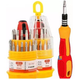 Mini Kit Ferramentas De Precisão Fenda Philips Tork 31 Em 1