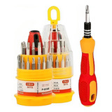 Mini Kit Ferramentas De Precisão Fenda Philips Torx 31 In 1