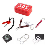 Mini Kit Sobrevivência Sos Tz-02 Acampar Selva Escoteiro