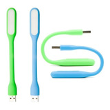 Mini Lâmpada De Mesa Noturna Led Flexível 360º Usb Portátil