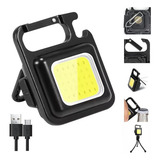 Mini Lanterna Chaveiro Tática Led Recarregável Potente C/imâ