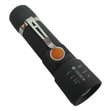 Mini Lanterna Led Tática Recarregável Portátil Usb Gz-998 Cor Da Lanterna Preto Cor Da Luz Branco