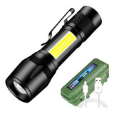 Mini Lanterna Multi-função Led Tática Iluminação Portátil