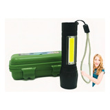 Mini Lanterna Tática Alumínio 3 Modos Recarregável Camping Cor Da Lanterna Preto Cor Da Luz Branco
