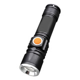 Mini Lanterna Tática Com Zoom Recarregável
