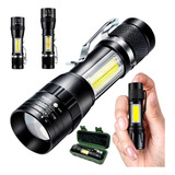 Mini Lanterna Tática Led Usb Forte Recarregável Profissional