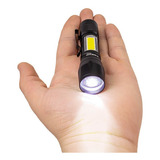 Mini Lanterna Tática Poderosa Recarregável Profissional