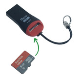 Mini Leitor Adaptador Gravador Micro Sd