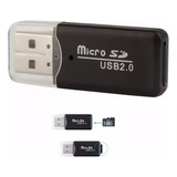 Mini Leitor Adaptador Usb Cartão 2.0 Micro Sd Incrível