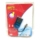 Mini Leitor Cartão Micro Sd Usb Adaptador Memória Universal