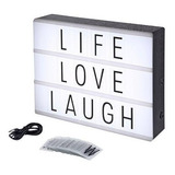 Mini Letreiro Quadro Led Light Box