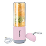 Mini Liquidificador Portátil Mixer Usb Vira Copo 6 Lâminas Cor Branco