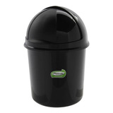 Mini Lixeira Retrátil Pequena Pia/mesa Preta 1,4l Plasvale