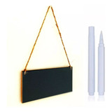 Mini Lousa Para Escrever Recados Com Caneta Giz Quadro Negro