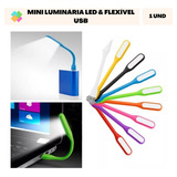 Mini Luminária Led Notebook Usb Flexível