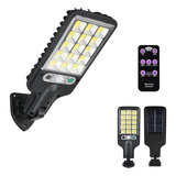 Mini Luminária Solar Refletore Parede 180w Sensor E Controle Cor Da Carcaça Preto 180 Cob Cor Da Luz Branco-frio 3.7v