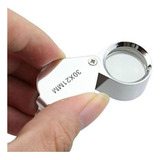Mini Lupa De 30x 21mm Inox Relojoeiro Joalheiro Gota De Mão