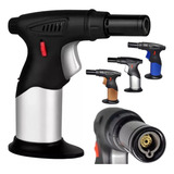 Mini Maçarico Portátil Gás Acendimento Automático De Chamas