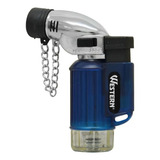 Mini Maçarico Recarregável Controle Fluxo Isqueiro Western