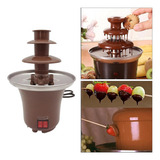 Mini Máquina Chocolate Cascata Fondue Panela Elétrica 110v