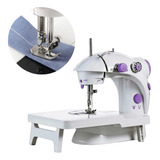 Mini Máquina De Costura Doméstica Portátil Com Mesa Prática