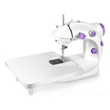 Mini Maquina De Costura Portátil Com Mesa Pedal Linha Agulha