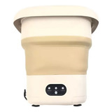 Mini Máquina De Lavar 11l Bege - Para Dormitórios E Kitnets