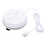 Mini Maquina De Lavar Portatil No Balde Roupas E Panos Usb