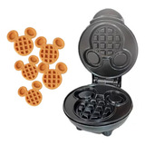 Mini Maquina De Waffle Panqueca Antiaderente Portátil Viagem