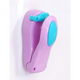 Mini Máquina Seladora De Sacos Plásticos Portátil Multicolor. Cor Lilás