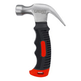 Mini Martelo Pequeno Cabo Curto Emborrachado Martelinho 16cm
