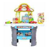 Mini Mercado Infantil Mercadinho Caixa Brinquedo Acessórios