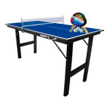 Mini Mesa De Ping Pong Júnior Mdp 12mm 1003 Klopf + Kit 5055