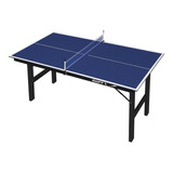 Mini Mesa De Ping Pong Klopf 1003 Fabricada Em Mdp Cor Azul