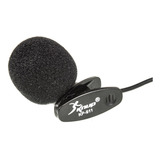 Mini Microfone De Lapela Plug P2 3,5mm Cabo 1.5 M Kp-911
