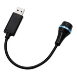 Mini Microfone Usb Preto Para Notebook Computador Desktop Pc