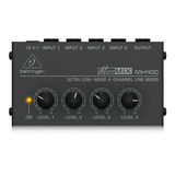 Mini Misturador Behringer Mx400 De 4