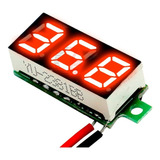 Mini Mód Voltimetro Medido Voltage 2.5v, 2.7v, 3v - 30v Verm