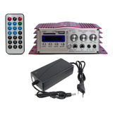 Mini Módulo Amplificador Karaoke Adaptador Bluetooth Fonte
