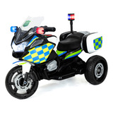 Mini Moto, Triciclo Infantil, Elétrico, Brinquedo - Policia