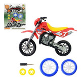 Mini Moto De Dedo X-trick Radical Brinquedo Com Acessórios